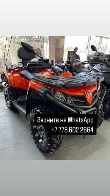 Квадроциклы: Квадроцикл CFMoto, Бензин, 380 куб. см, Взрослый, В рассрочку
