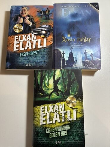 Digər kitablar və jurnallar: Elxan Elatlı tərəfindən yazılmış üç kitabdan ibarət bu dəstə lalafo.az -da Digər kitablar və jurnallar: Elxan Elatlı tərəfindən yazılmış üç kitabdan ibarət bu dəstə
