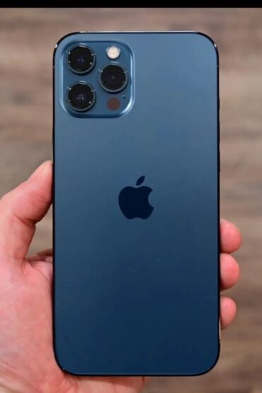 Apple iPhone: IPhone 12 Pro, Б/у, 128 ГБ, Blue Titanium, Защитное стекло, 79 %