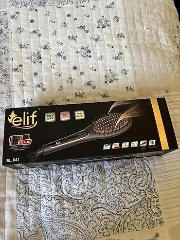 led fener: Elif EL 641 – İonik saç düzləşdirici daraq Xüsusiyyətlər: - Maksimum — 2