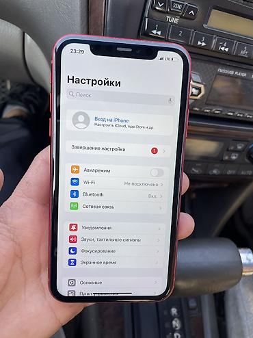 poco 3pro: IPhone 11, Б/у, 64 ГБ, Красный, Чехол, Кабель, 73 % — 7