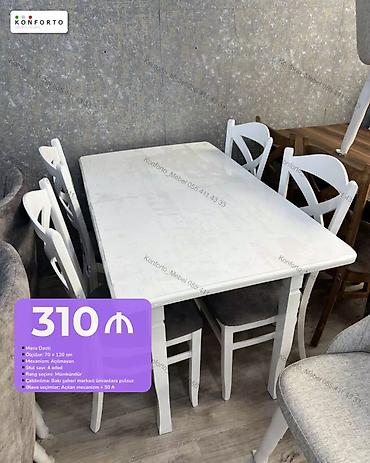 Masa dəsti – 310 ₼ - Ölçülər: 70 × 120 sm - Mexanizm: açılmayan -