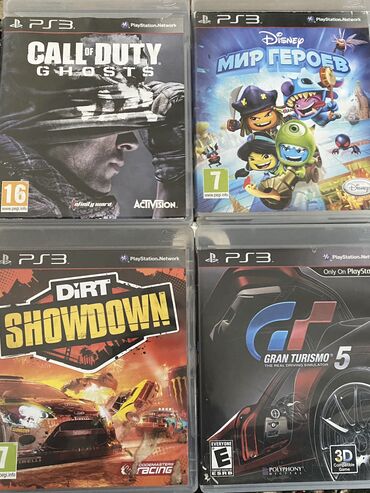 Аксессуары для консолей: Продаю диски на Play Station 3 Gran Turismo 5 Showdown Call of Duty