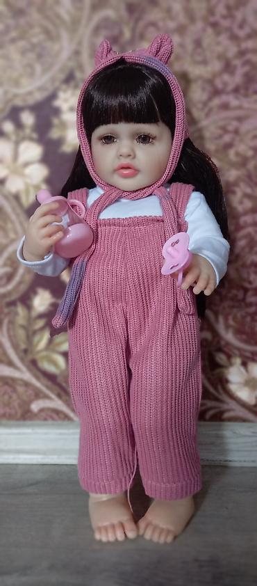 oyuncaqlar qiz ucun: Silikon kukla – qız uşağı - Material: yumşaq vinil baş və ətraflar — 2
