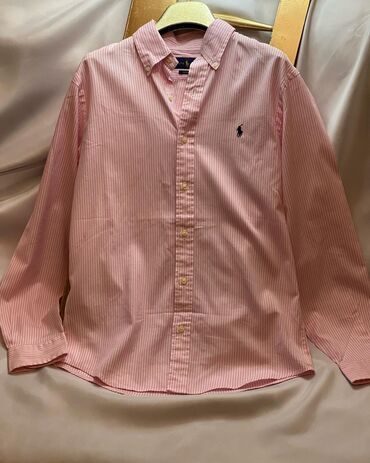 kisi koynekleri klassik: Рубашка Ralph Lauren, L (EU 40), цвет - Розовый