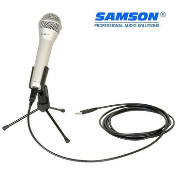 klarnet mikrofonu: Mikrofon "Samson Q1u" . Samson Q1u Samson sirketinin profesional ses