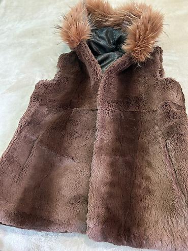 Шубы: Шуба, Короткая модель, Индия, С капюшоном, M — 3