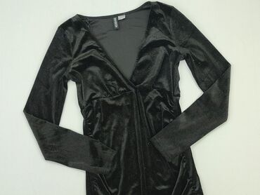 sukienki czarna brokatowa: Sukienka, M, H&M, stan - Dobry
