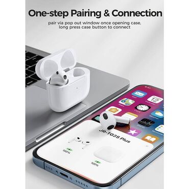 Digər mobil telefonlar: Yeni Qulaqlıq JOYROOM JR-T03S Plus (TWS) (orijinal zavod — 4
