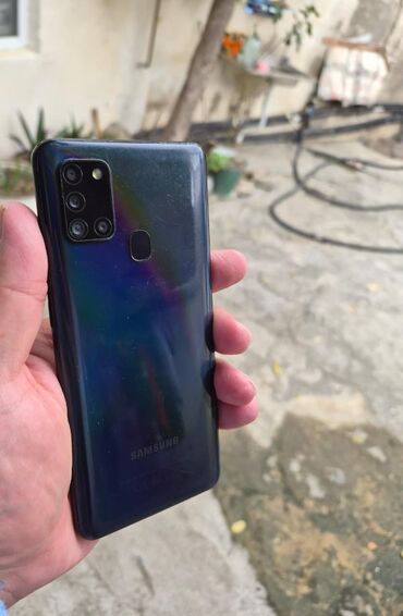 qrafik kart: Samsung Galaxy A21S, 32 ГБ, цвет - Черный, Две SIM карты
