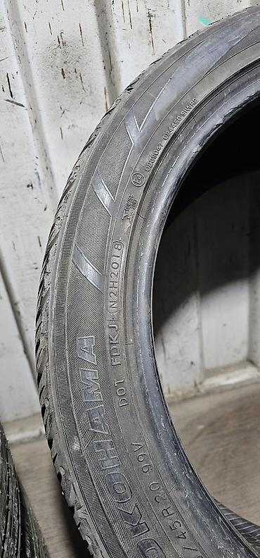 245: Шины 245 / 45 / R 20, Лето, Б/у, Пара, Легковые, Япония, Yokohama — 4
