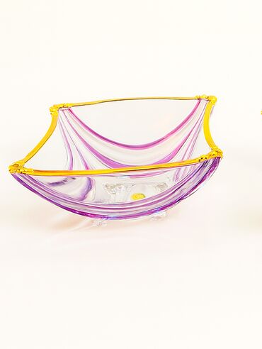 контейнер для выпечки: Ваза салатник Soga Glass – стеклянная посуда из Японии