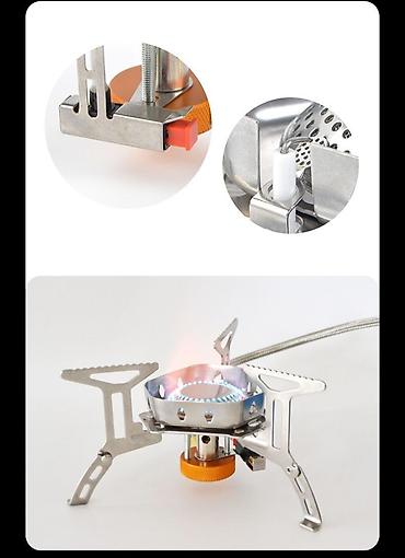 Газовые горелки: Портативная туристическая газовая горелка с выносным шлангом - Тип — 8
