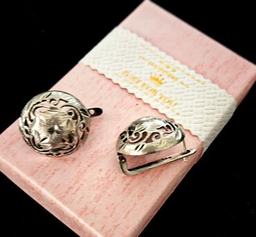 Серебряные серьги: Серебряные серьги, Проба 925, Женские, Б/у at lalafo.kg — 9 Серебряные серьги: Серебряные серьги, Проба 925, Женские, Б/у — 9