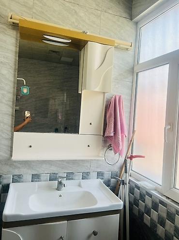 Ev və bağ: Vanna otağı üçün “tumba + lavabo + güzgülü şkaf” dəsti - İkili dəst — 1
