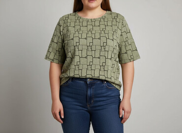 bluzki koszulowe plus size: Жіноча блуза, розмір 4XL