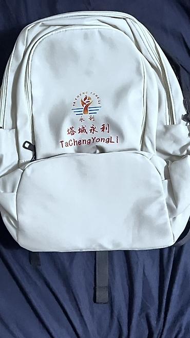 tough built: Городской рюкзак TaChengYongLi - Два варианта цвета: белый и чёрный с — 1
