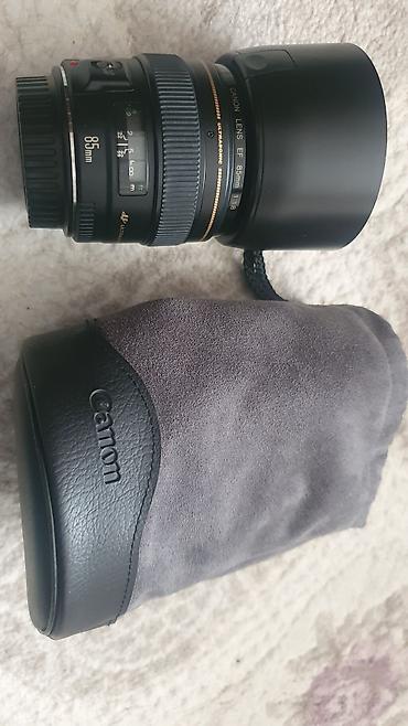 canon 85: Canon EF 85mm f/1.8 USM obyektiv - Montaj: Canon EF (tam kadr və — 4