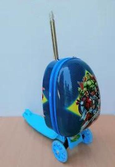 Trotineti, skejtbordovi i hoverbordovi: Dečiji trotinet sa integrisanim koferom, idealan za putovanja ili — 15