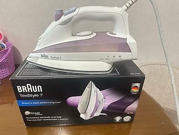 pvc utusu: Ütü Braun TexStyle7 . Gücü 2400 Vt. Əla vəziyyətdədir nə cızığı nə — 2