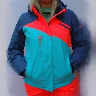 Ski jakne: Ženska skijaška/snowboard jakna – trobojna (tirkizna, koralno-crvena i — 15