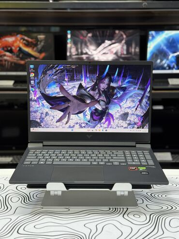 услуги компьютера: Ноутбук, HP, 16 ГБ ОЗУ, AMD Ryzen 7, 15.6 ", Игровой, память NVMe SSD
