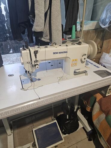 авто эквалайзер: Sənaye tipli tikiş maşını – SEW-MAKINA - Bir iynəli, düz tikiş