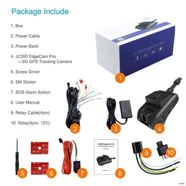 GPS трекеры: Видеорегистратор-GPS.GPS JC200 EdgeCam Pro Car Dash cam 3G GPS.Два в — 15