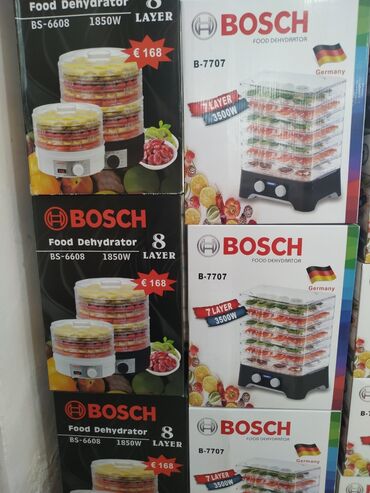 Meyvə və tərəvəz qurudan aparatlar: Meyvə və tərəvəz qurudan aparat Bosch, 5 bölməli, Yeni — 9
