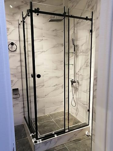 Душевые перегородки и ограждения: Душевые кабины стеклянные перегородки душевые кабины Бишкек 🚿 — 22