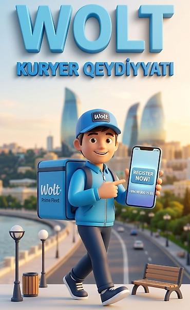 anbar vakansiya: Piyada kuryer tələb olunur, İstənilən yaş, Təcrübəsiz, Gündəlik ödəniş — 1