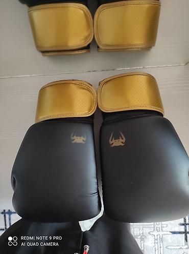 tikis aparati: Boks və MMA üçün komplekt: Venum başlıq və boks əlcəkləri - Brend — 1