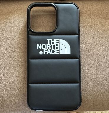 кожаный чехол iphone 6: IPhone 15 pro Max The North Face dizaynlı telefon qabı. - Rəng: qara