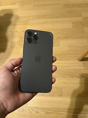 iphone xr 13: IPhone 12 Pro Max, 128 GB, Qara, Simsiz şarj — 1