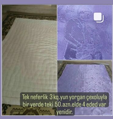 Döşək üzləri: Yeni Bir nəfərlik Pambıq Döşək üzü, Ünvandan götürmə — 5