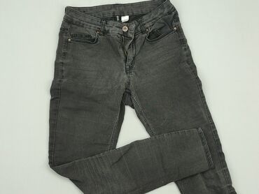 sukienki jeansowa z paskiem: Jeansy, H&M, S, stan - Dobry