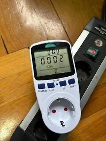 Ostali merni alati: Merač potrošnje električne energije – utični (šuko) Opis: - Digitalni — 15
