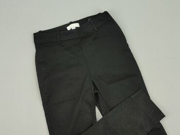 spodnie joggery moro damskie: H&M, Material trousers for women, size XS (EU 34)