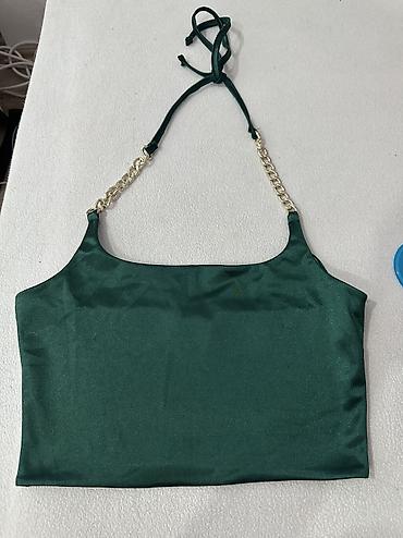 kraljevsko plava: 💚 Saten top sa lančićem (NOVO) 💚 Marka: FB Sister (New Yorker) — 1