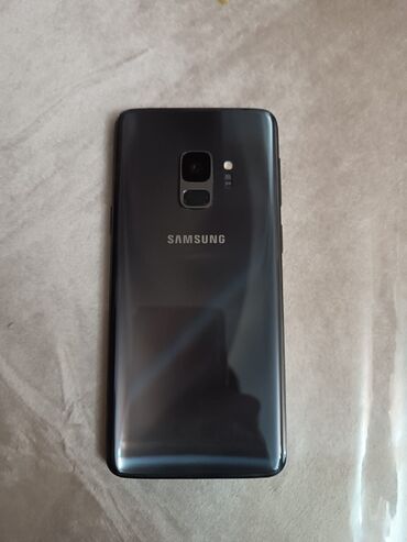 samsung ucuz: Samsung Galaxy S9, 64 ГБ, цвет - Серый, Отпечаток пальца, Face ID