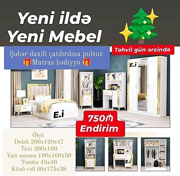 Yataq otağı dəstləri: Təknəfərlik çarpayı, Dolab, Yeni -da lalafo.az — 9 Yataq otağı dəstləri: Təknəfərlik çarpayı, Dolab, Yeni — 9