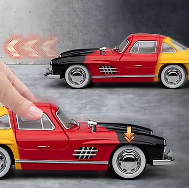 mini mercedes: 1:22 miqyaslı 300SL die-cast model avtomobil - Kolleksiya və dekor — 3
