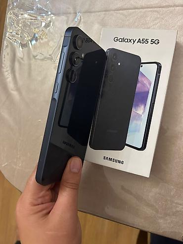 redmi 13 pro 5g: Samsung Galaxy A55 5G, 128 GB, rəng - Mavi, Barmaq izi — 2
