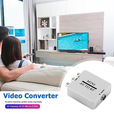 Другие аксессуары для ТВ: Мини-конвертер AV to RF Назначение: - Преобразование композитного — 8