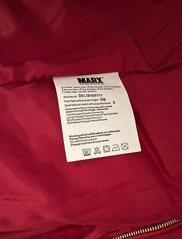 onil jakne: Crvena ženska zimska jakna MARX, veličina S. - Topla, prošivena jakna — 5