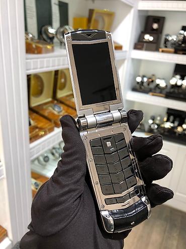 işdənmiş telefonlar: Vertu Ayxta Silver Ceramika Telefon Ideal veziyyetdedi. Barter Var — 1