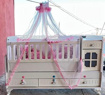 besikler: Uşaq beşiyi – “baby mood” model - Material: bərk konstruksiya, hamar — 1