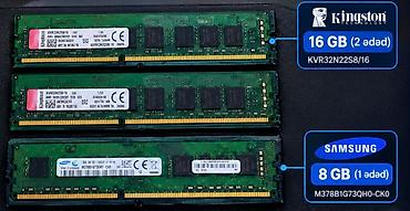 ddr3 ram: Operativ yaddaş (RAM) Kingston, > 32 GB, 3200 Mhz, DDR3, PC üçün, Yeni — 1