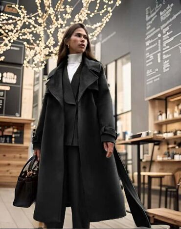 Kaputi: Dugi ženski kaput/trenč sa pojasom - Model: klasičan oversized kroj — 3