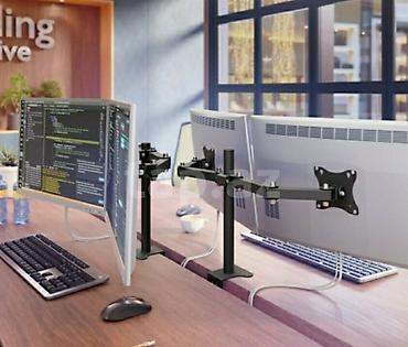 39 monitor: Monitordan masaya quraşdırmaq üçün nəzərdə tutulmuş iki qollu montaj — 5